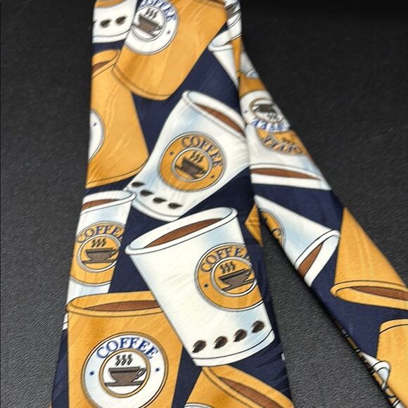 Keith Daniel’s Caffeine Explosion Coffee Tie - Picture 3 of 7